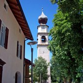 sarnonico chiesa campanile di san lorenzo