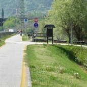 pista ciclabile etschradweg rovereto mori abzweigung incrocio garda