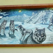 murales lupo lupi della val marcia