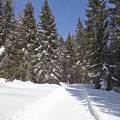 sentiero invernale calaita