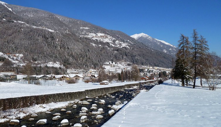 vista verso monclassico inverno da dimaro