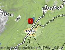 Map: centro fondo Andalo