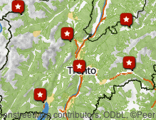 Map: Animals in Trentino