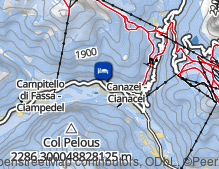 Karte: Hotel Cèsa Tyrol