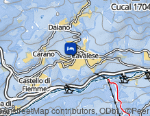 Mappa: Appartamento Mansarda Cermis