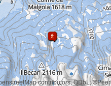 Mappa: Drei-Seen-Wanderung bei Predazzo