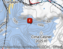 Map: Hüttenwanderung zum Rifugio Brentei