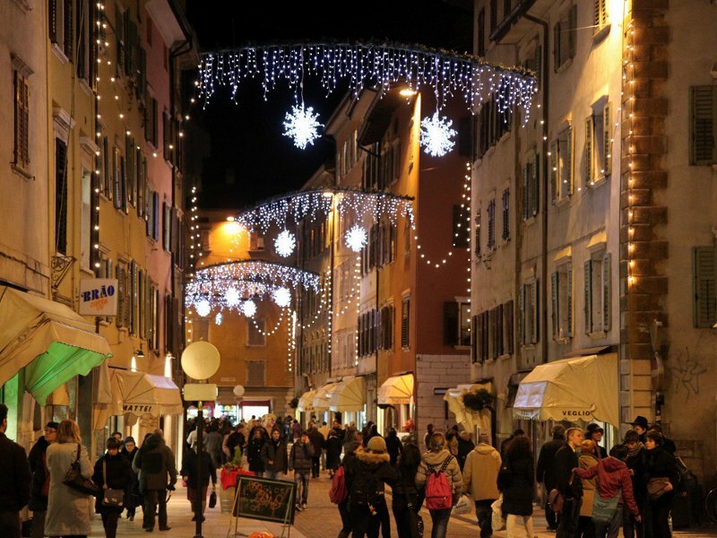 Natale A Trento.Trento Christmas Market Trentino Italy