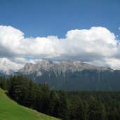 vigo di fassa sguardo dal campolongo verso il gruppo della marmolada