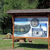 pellizzano cartello santuario madonna delle grazie e lago