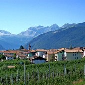 romallo panorama con dolomiti di brenta