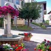 ronzone piazza bertagnolli fiori fontana