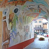 Valle di Primiero Siror murales sottopassaggio