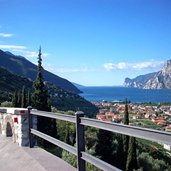 torbole visto da strada statale di loppio