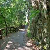 percorso lago di levico