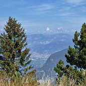 sguardo verso trento dal finonchio