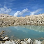 il colore dell acqua del lago glaciale di fradusta