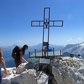 croce della vetta piz boe