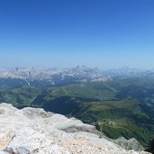 vista sulla val badia arabba e fanes