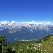 vista su dolomiti di brenta