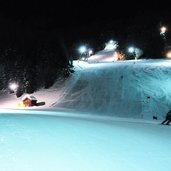 Ruffre mendola pista sci neve notte