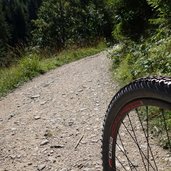 doloronda mtb strecke zwischen obereggen und karersee