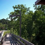 sanzeno inizio percorso per san romedio