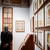 Casa d'Arte Futurista Depero Veduta della mostra Elogio di Rosetta Opere dalla Collezione Fedrizzi Ph Mart Giulia Lenzi 