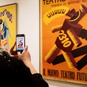 Casa d'Arte Futurista Depero Veduta della mostra Elogio di Rosetta Opere dalla Collezione Fedrizzi Ph Mart Giulia Lenzi 