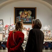 Casa d'Arte Futurista Depero Veduta della mostra Elogio di Rosetta Opere dalla Collezione Fedrizzi Ph Mart Giulia Lenzi 