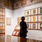 Casa d'Arte Futurista Depero Veduta della mostra Elogio di Rosetta Opere dalla Collezione Fedrizzi Ph Mart Giulia Lenzi 