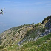 sentiero da monte zugna a passo buole