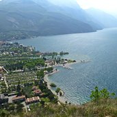 linfano di arco lago di garda gardasee da monte brione