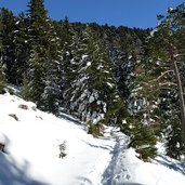 weg kugelalm isi huette winter