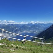 lago di garda nord da monte baldo