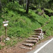 bivio sentiero monte altissimo