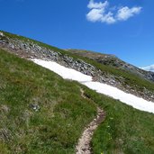 sentiero salita monte altissimo