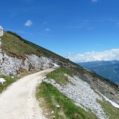 discesa dal monte altissimo di nago