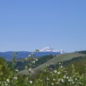 vista verso il monte luco a nord