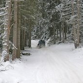sentiero invernale n val monzoni motoslitta