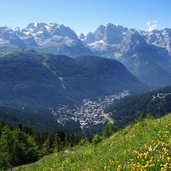 madonna di campiglio vista da pradalago