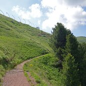 sentiero da ganischgeralm a passo feudo