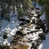 rio sarca di val d agola inverno