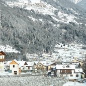 dimaro inverno visto da strada per passo campo di carlo magno