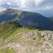 sentiero sul monte agnello