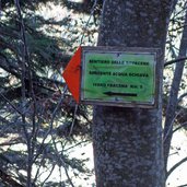 strada del monte lefre segnavia sentiero ravacene