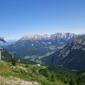 alpe lusia vista da monzoni a costabella e catinaccio