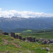 alpe lusia la trincea e catena del lagorai