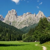 val canali e pale di san martino da percorso muse fedaie