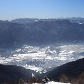 vista su levico terme e caldonazzo valsugana inverno fr